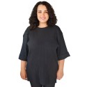 Bluza dama, model tricot, cod 260, culoare negru, marime mare